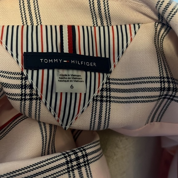 Tommy Hilfiger button from Plaid Jacket with elbow patch size 6 - Picture 8 of 10